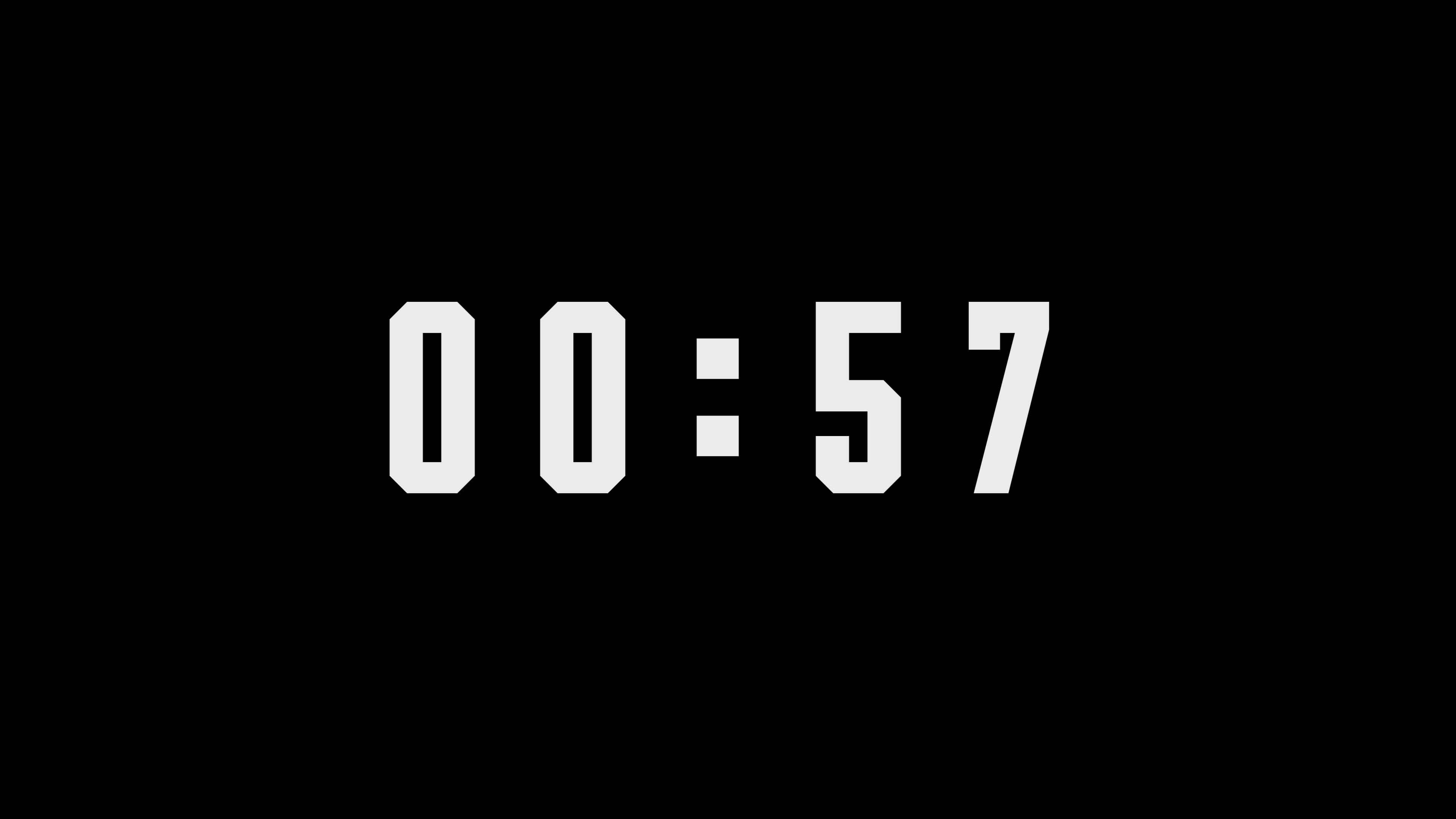 1 minute countdown timer flat design, 1 minute timer, countdown timer