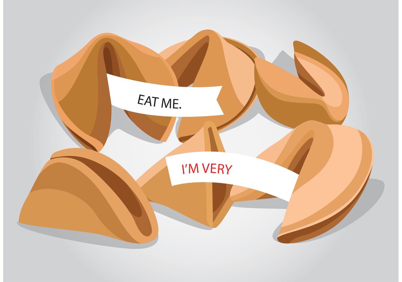 Fortune Cookie Vector 89768 Download Free Vectors, Vector Bestanden
