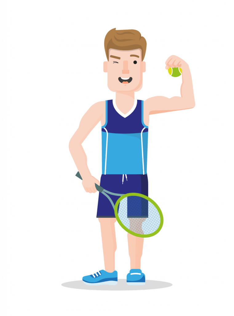 Vector Sport Character Set Vector Characters