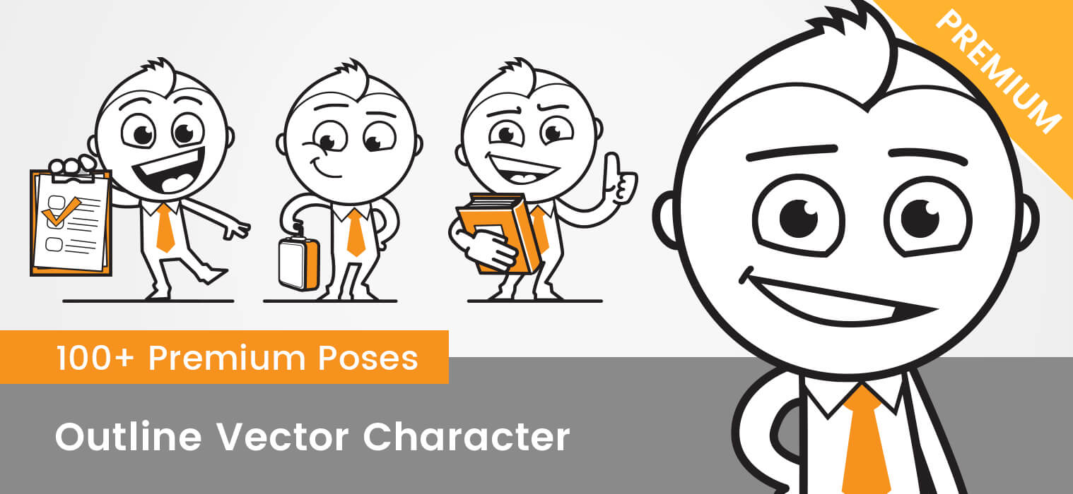 Outline Character Vector Characters