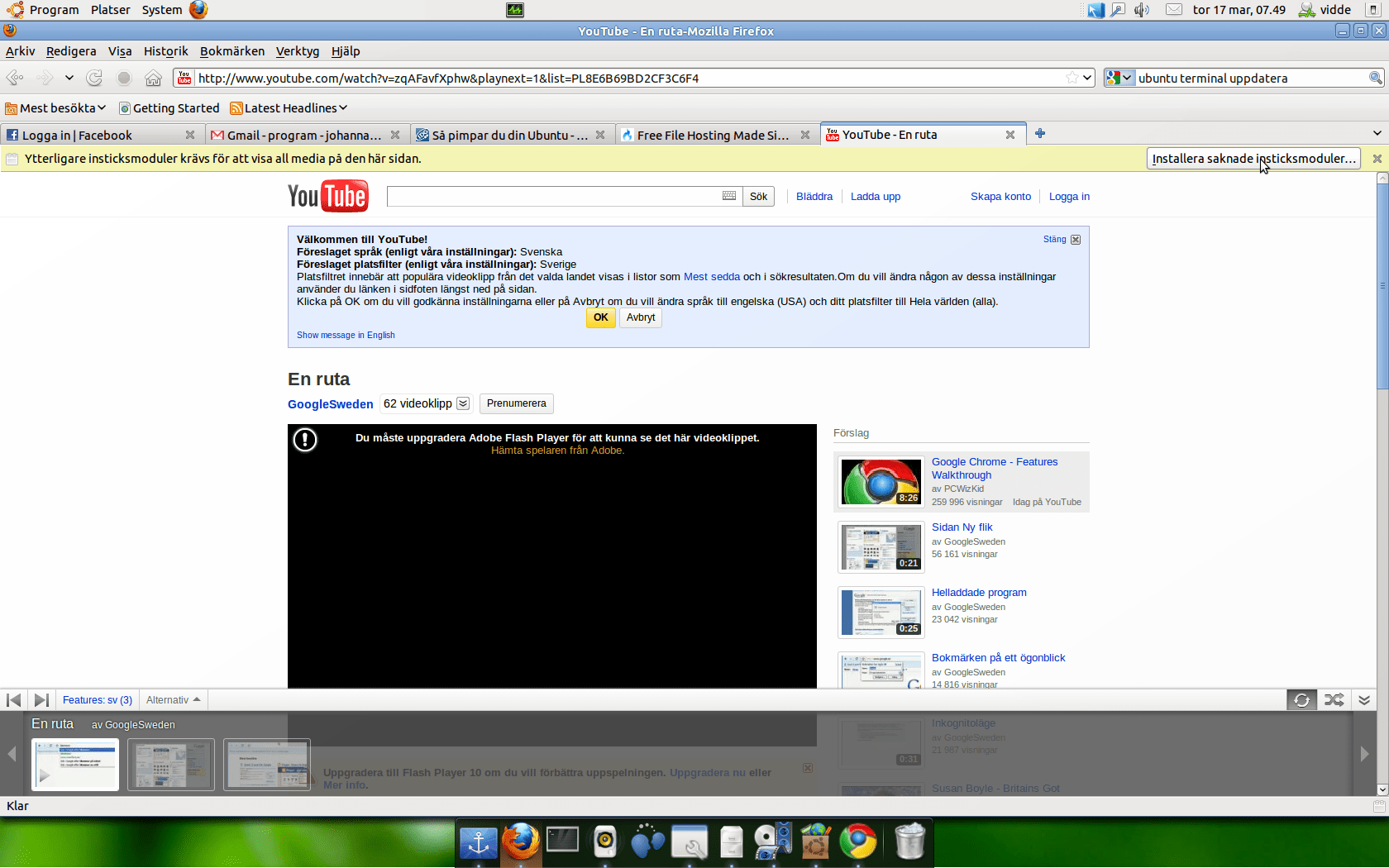 Installera Flash På Chrome