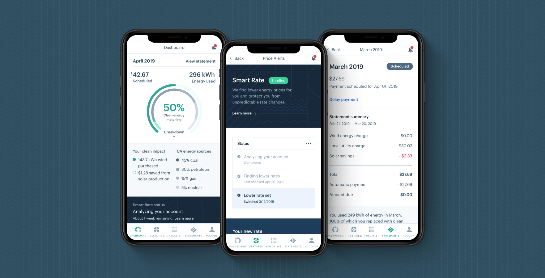Arcadia Mobile Energy Products Viget