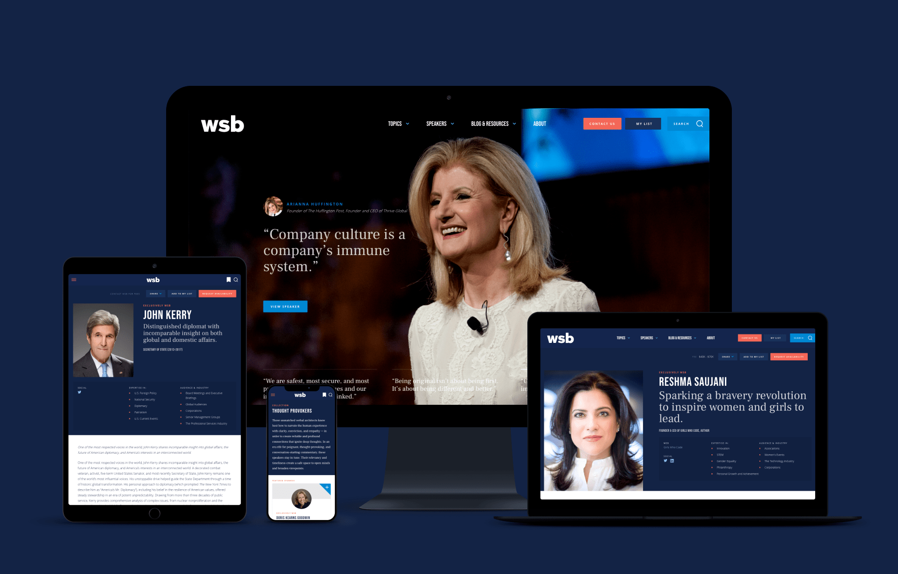 Washington Speakers Bureau Viget