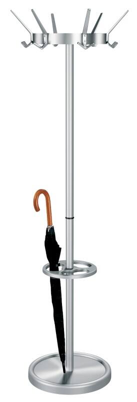 Kerkmann Kapstok Public 6 Haakjes Aluminium Viking Direct NL