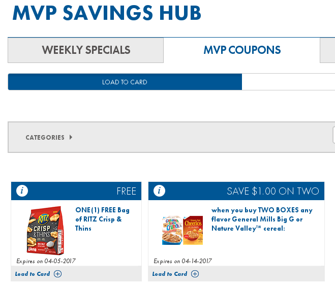 FREE package of Ritz Crisp and Thins VonBeau