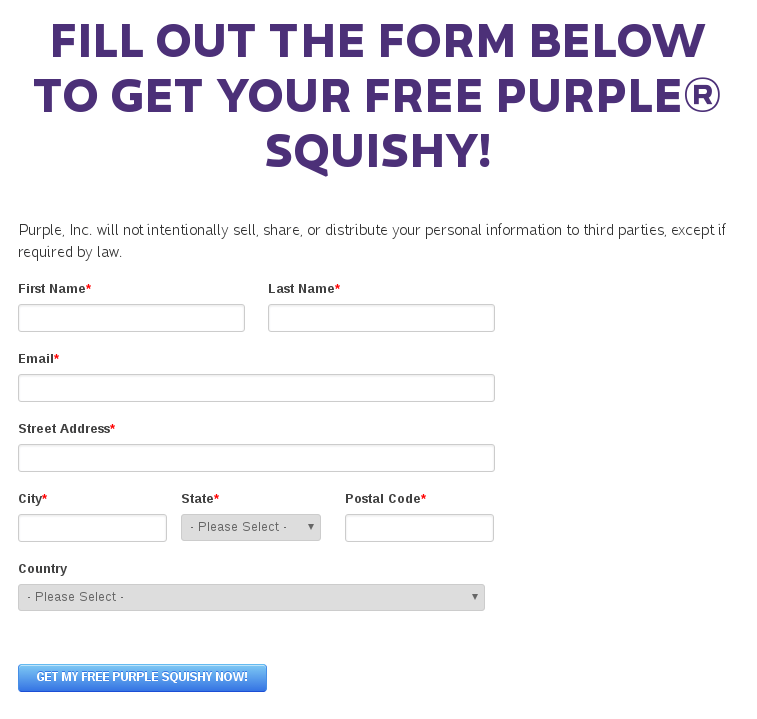 FREE Purple Squishy VonBeau