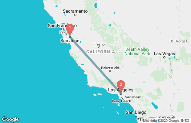 San Jose to Los Angeles Bus: $41+, 4 Carriers | Wanderu