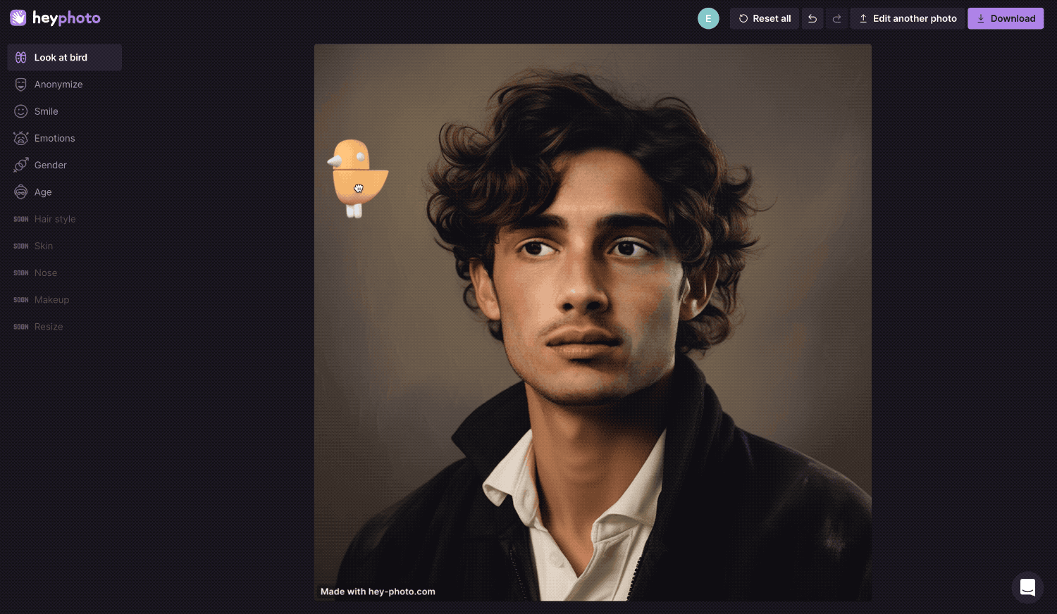 HeyPhoto：在线AI照片编辑器 闪电博