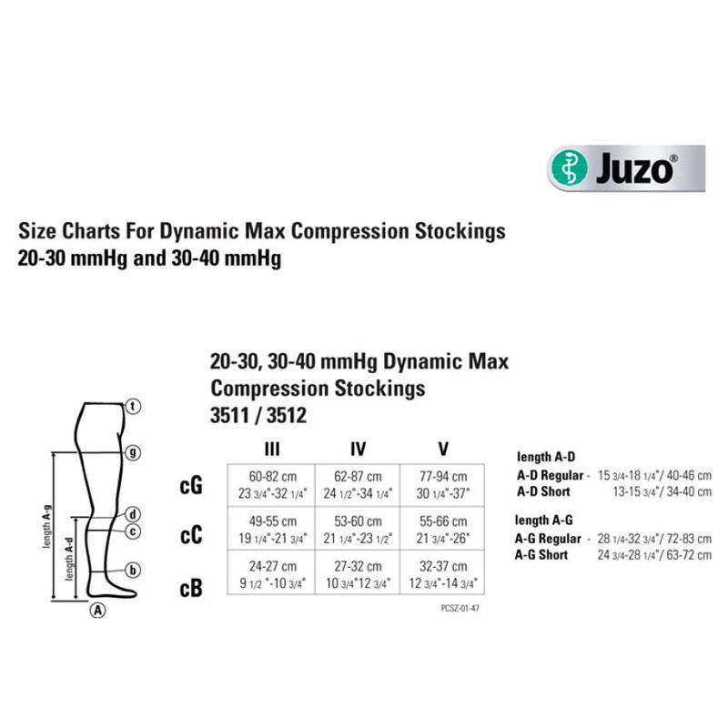 Health Products For You - Medline Stockings Size Chart Size Charts