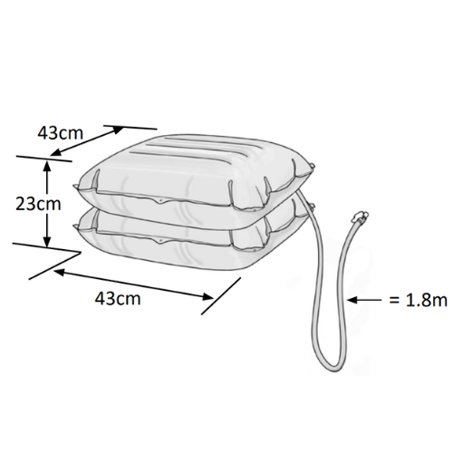 Mangar Raiser Lifting Cushion Cushion Lift Pillow Raiser