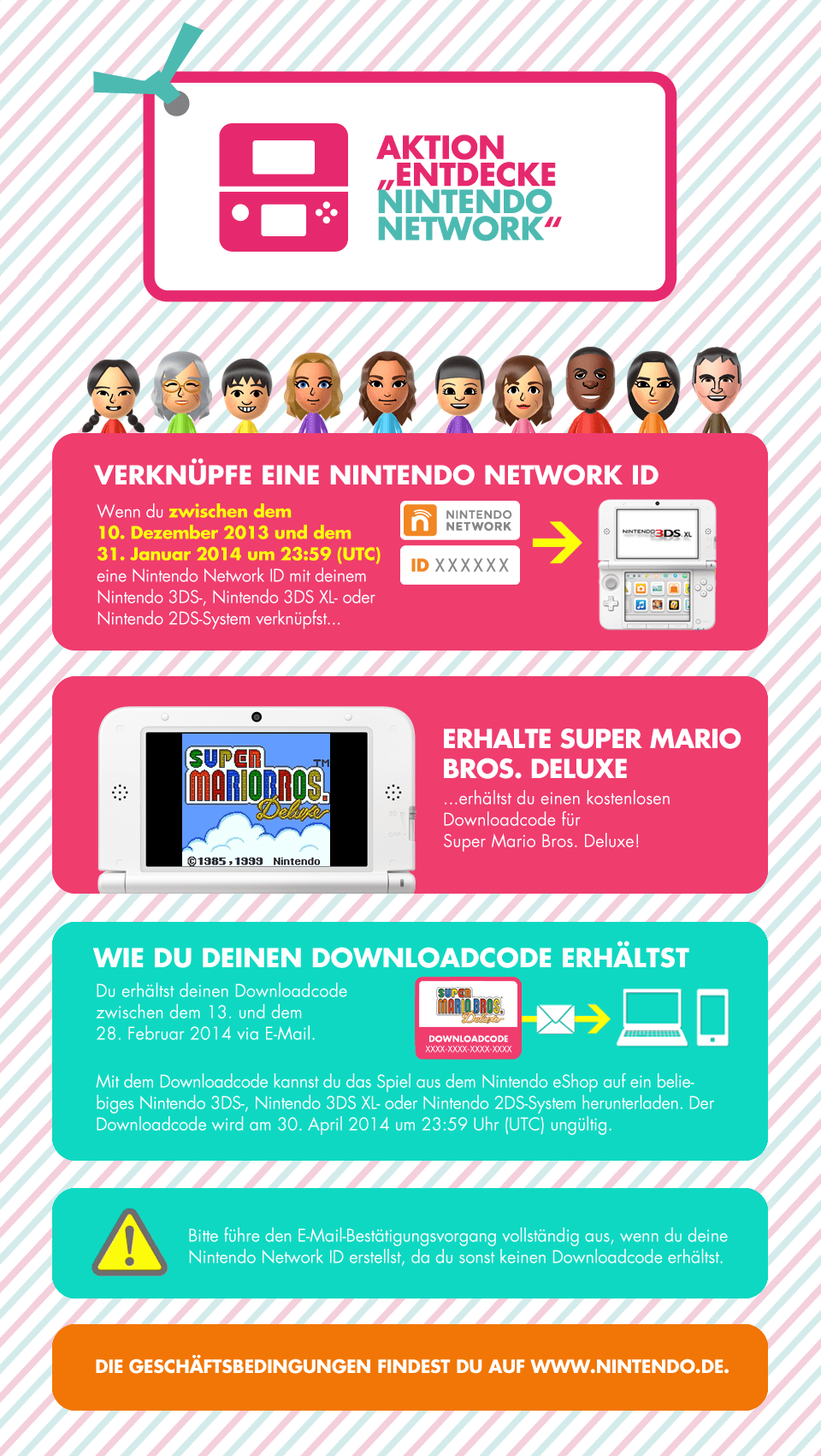 Nur noch bis Freitag 3DSNintendo Network ID erstellen/verlinken und