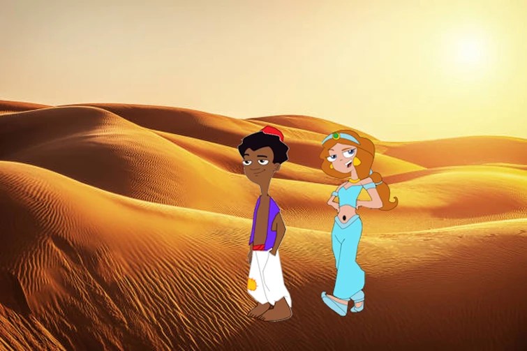 Zack and Melissa as Aladdin and Jasmine Fandom