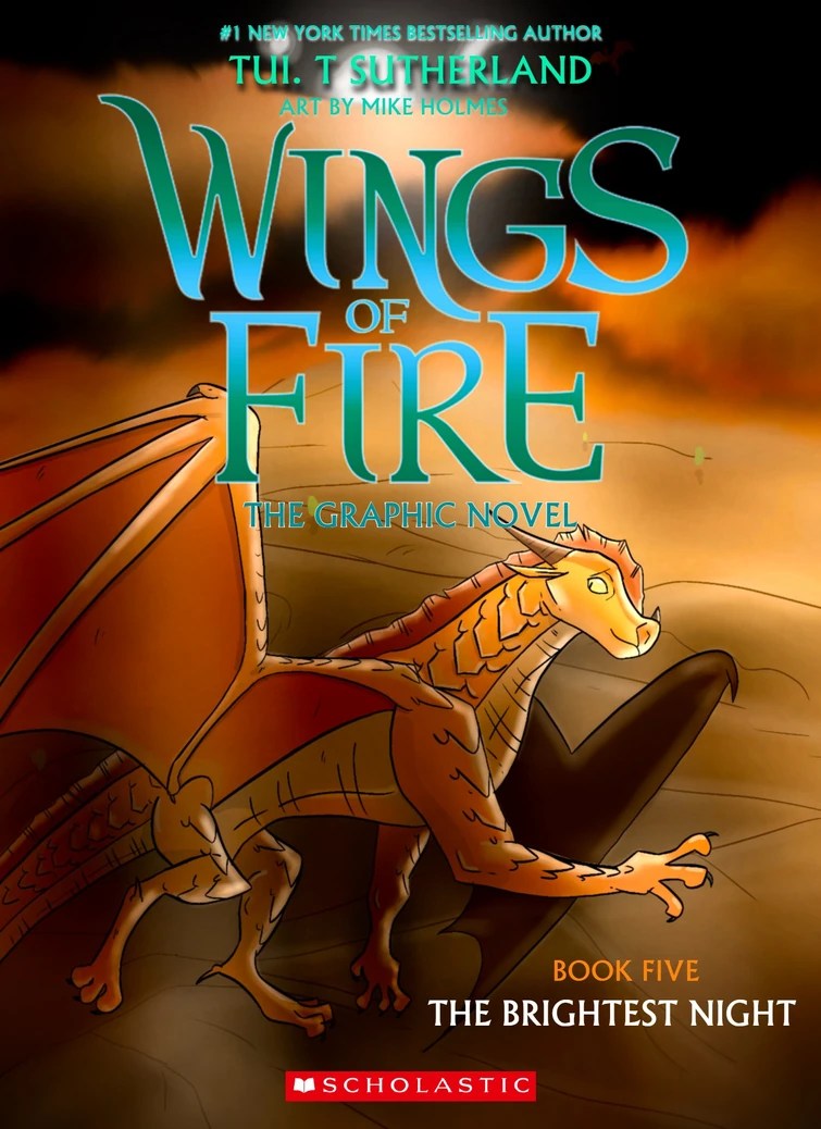 The brightest night (wings of fire graphic novel #5): The Brightest Night Graphic Novel Fanmade Cover Fandom