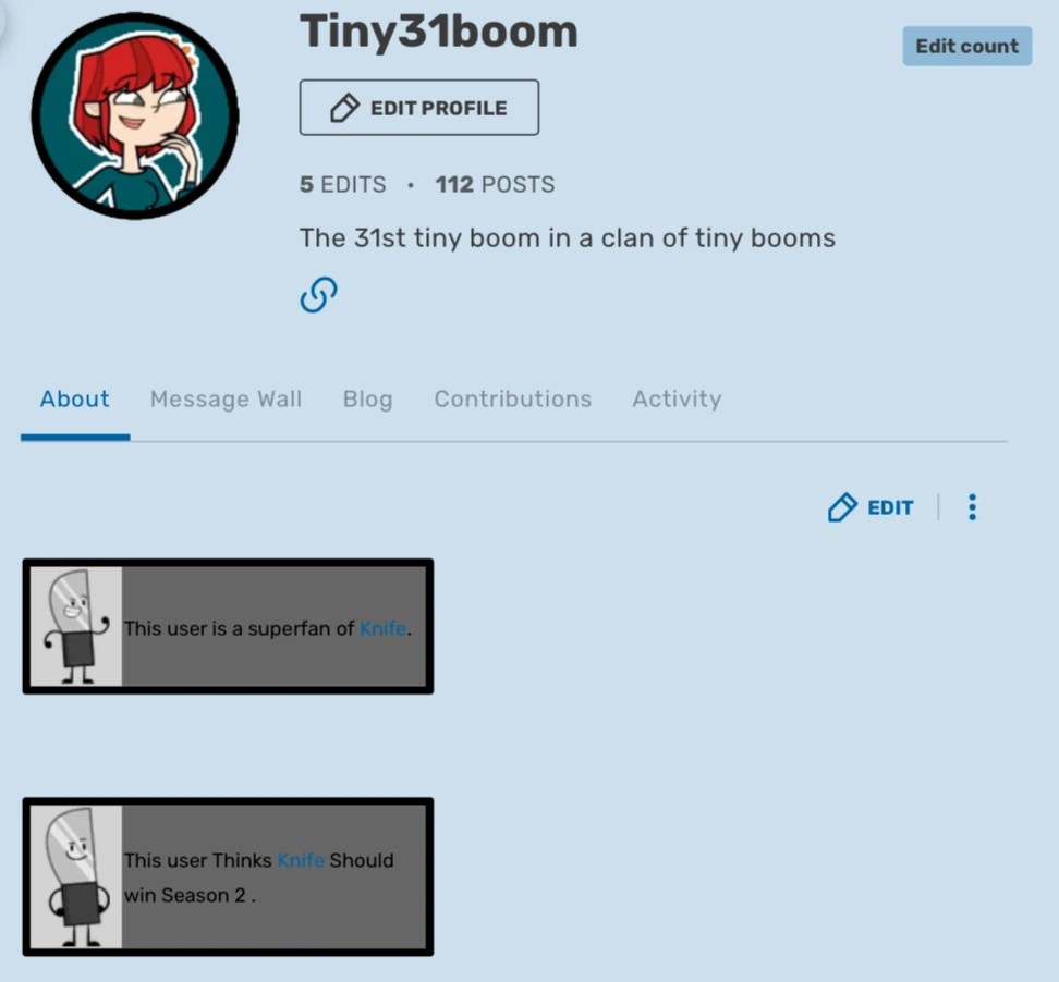 Everything a man needs in his user page Fandom