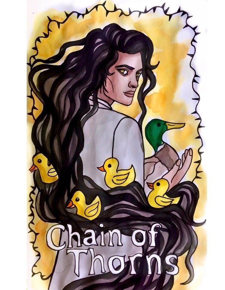 James on the cover of Chain of Thorns 😂 Fandom