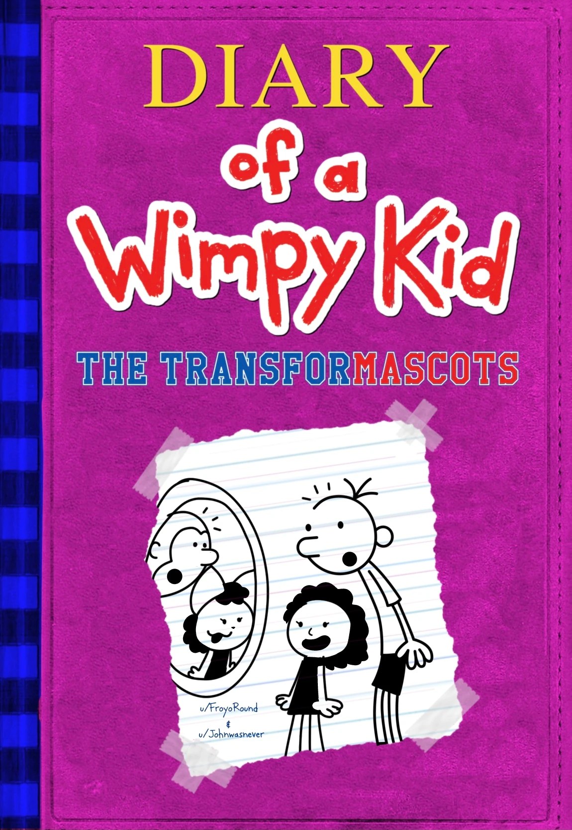 Diary of a Wimpy Kid Transformascots ( Cover & Page 1 ) Greg’s my fav