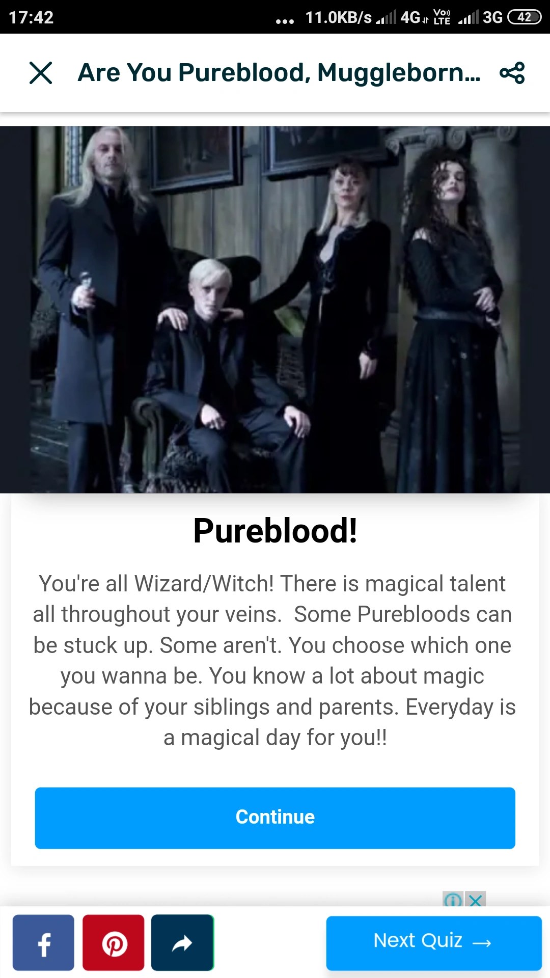 What is your blood status? Fandom