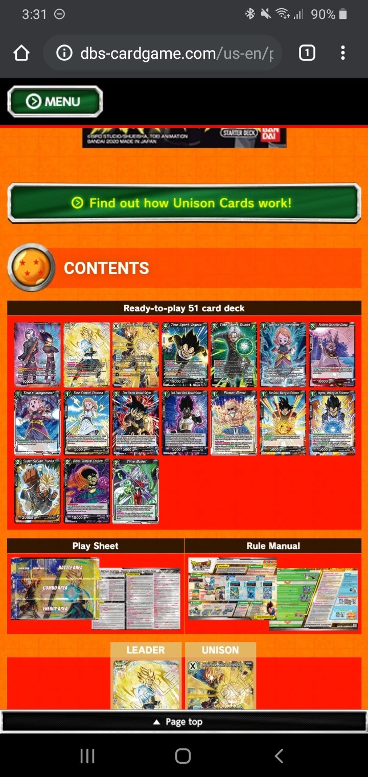 DBS CARD GAME NEWS Fandom
