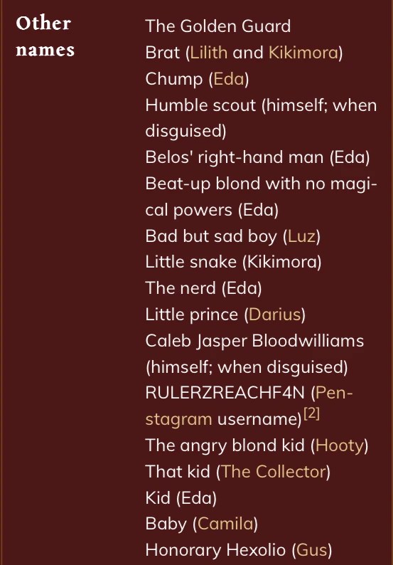 hunter has the craziest nicknames Fandom