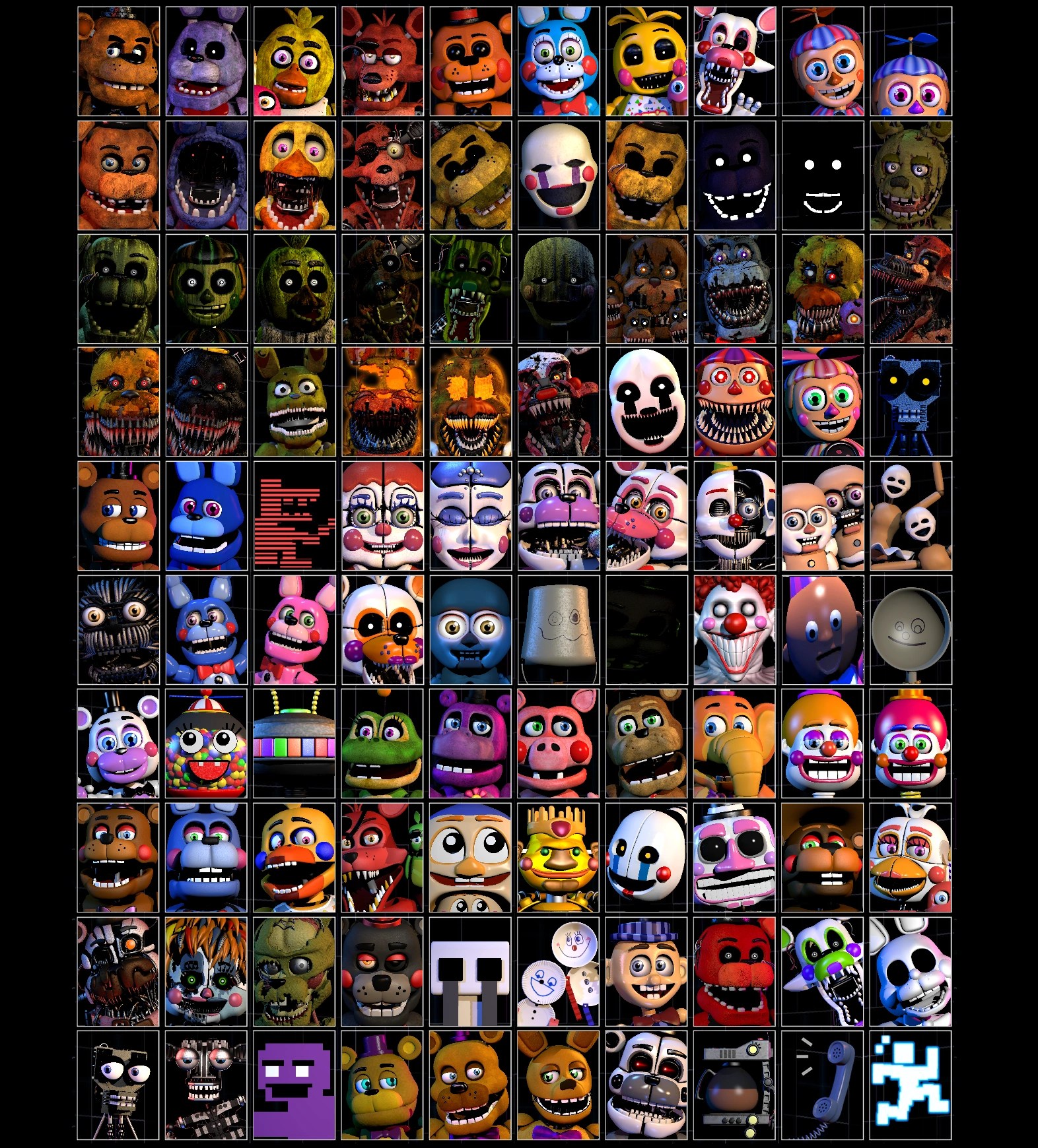 Ultimate custom night. Фанатские работы. Fandom
