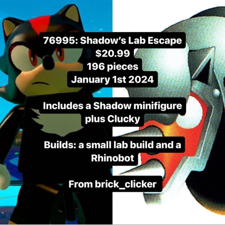 2024 Lego Sonic sets leaked! | Fandom
