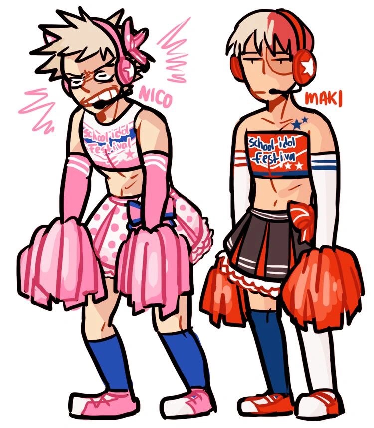 yooooooo... mha characters in cheerleader outfits Fandom
