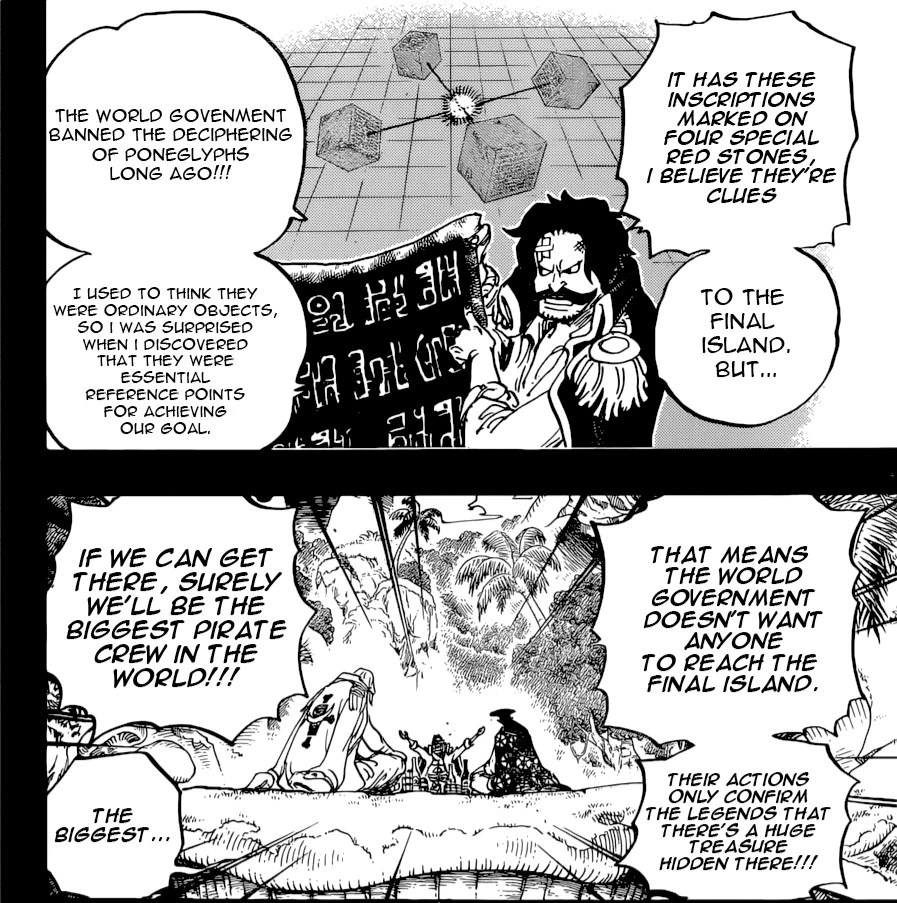 The World Gov. knows Laugh Tale's location and what the One Piece