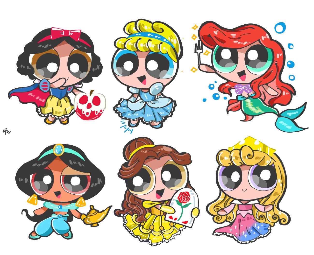 Disney Princess + Powerpuff Girls Fandom