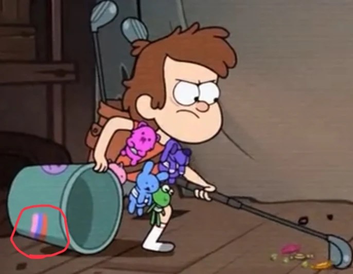 So I was watching Gravity Falls Dippers guide to the unexpected. And