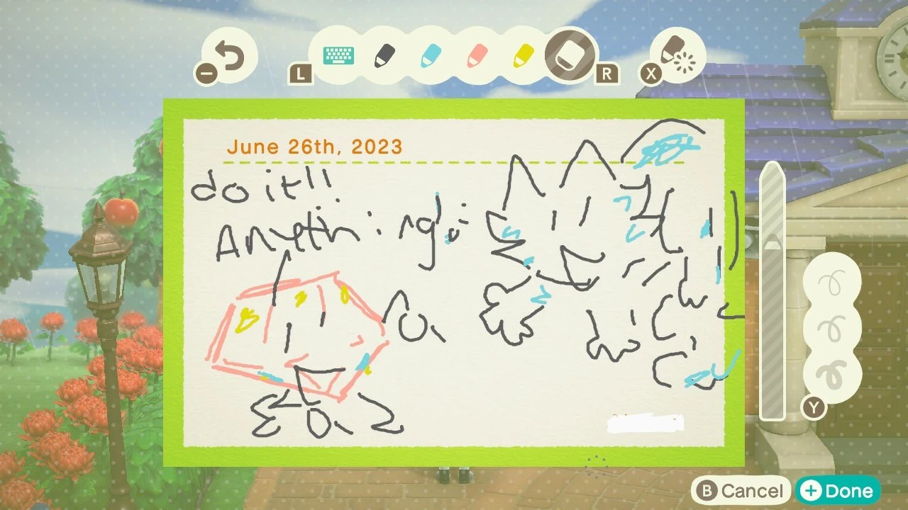 comment and I'll immortalize your oc on my acnh bulletin board Fandom