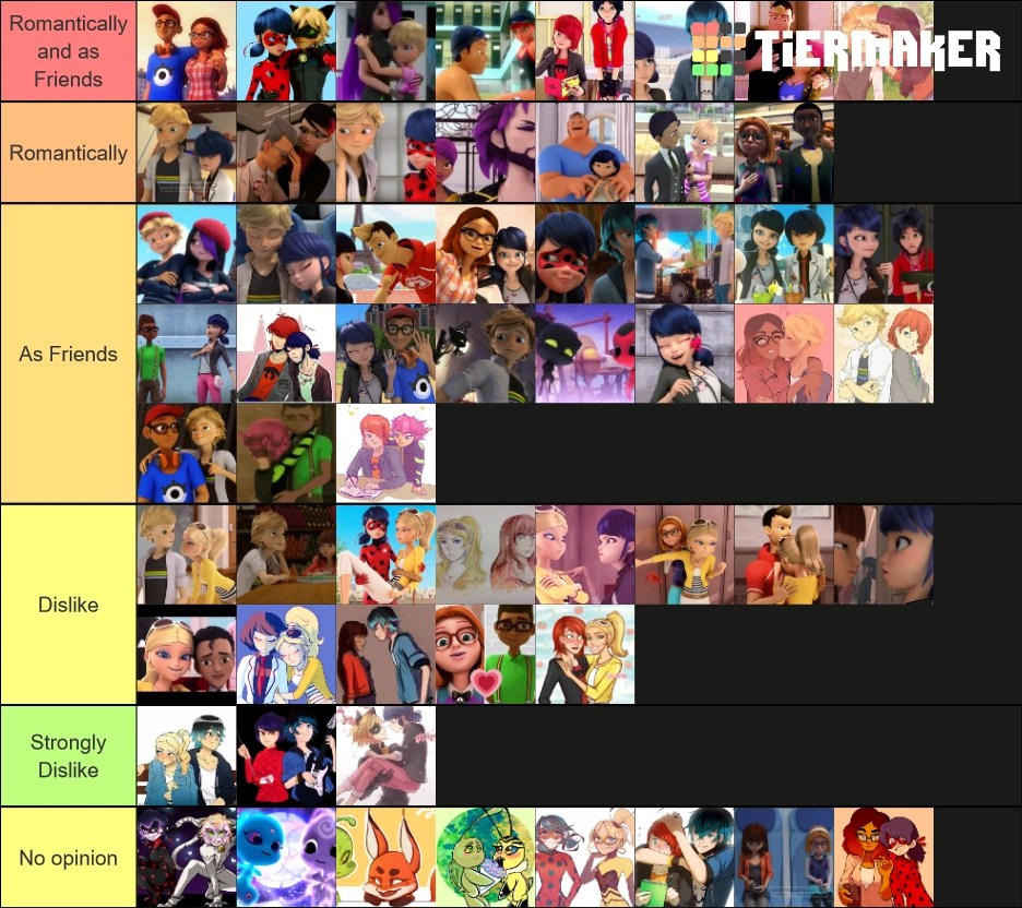Miraculous Ship Tier List Fandom