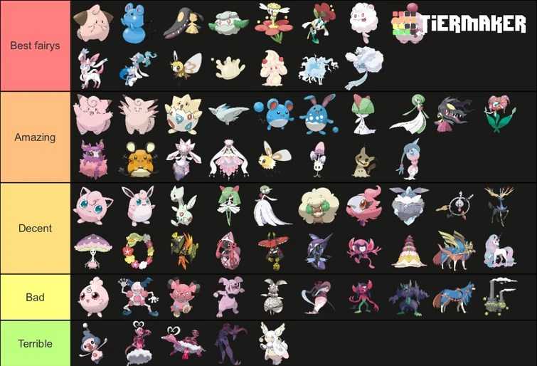 Fairy type tier list Fandom