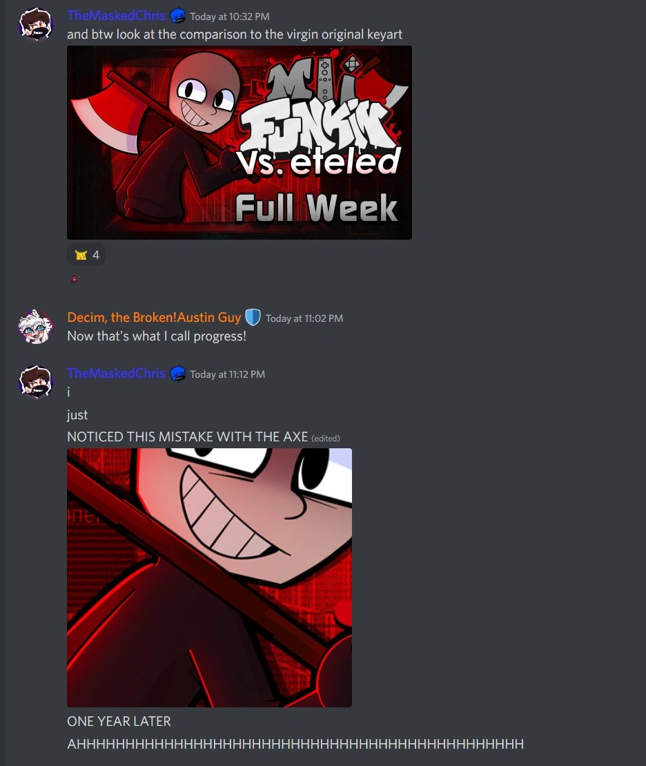 I was checking Discord and find this, lmao Fandom