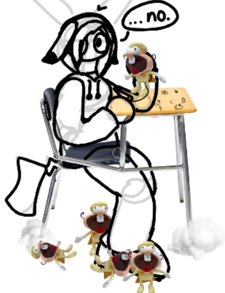 the teacher please stop making noise so we can focus on our lesson