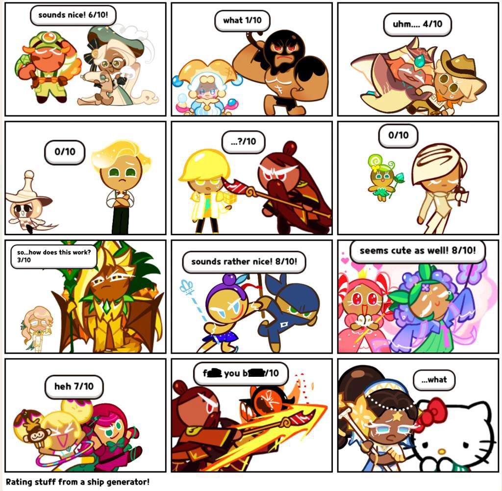 Rating cookie run ships from random ship generator! (Censored repost