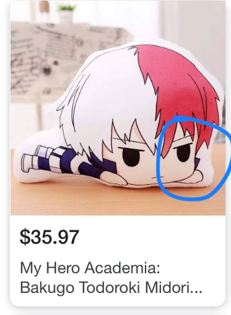 Where is his scar or did this Todoroki come from a normal family