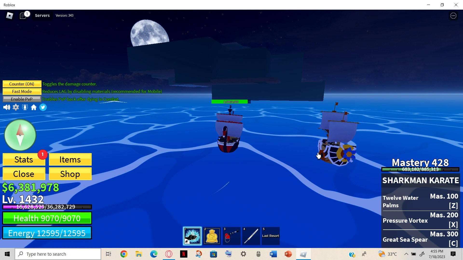 This right here is the inside of the Cursed Ship Fandom