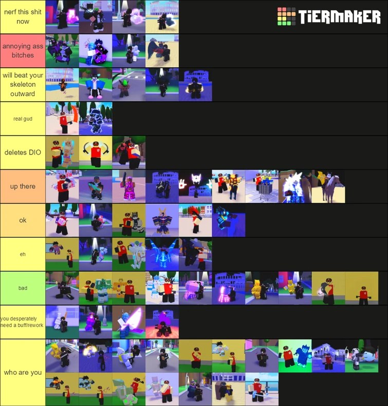 Stands In Aut Tier List Tierlists Com SexiezPicz  Porn