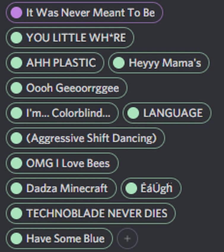 Added Dream SMP "Quote Roles" To My Discord Server Fandom
