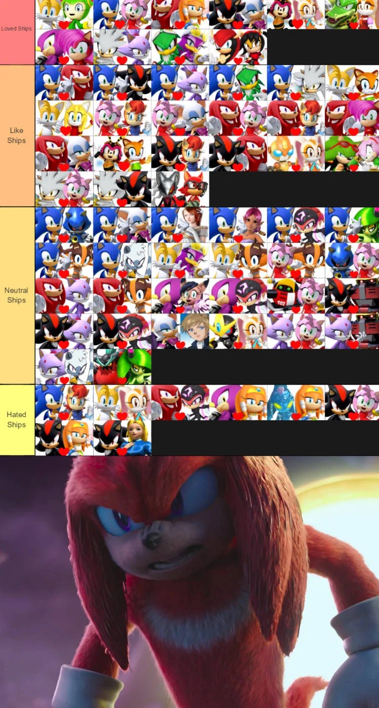Movie Knuckles hates List of sonic ship levels Fandom(02)
