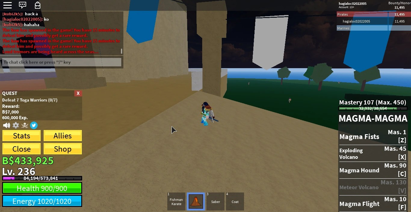 Blox Fruits Devil Fruit Locations