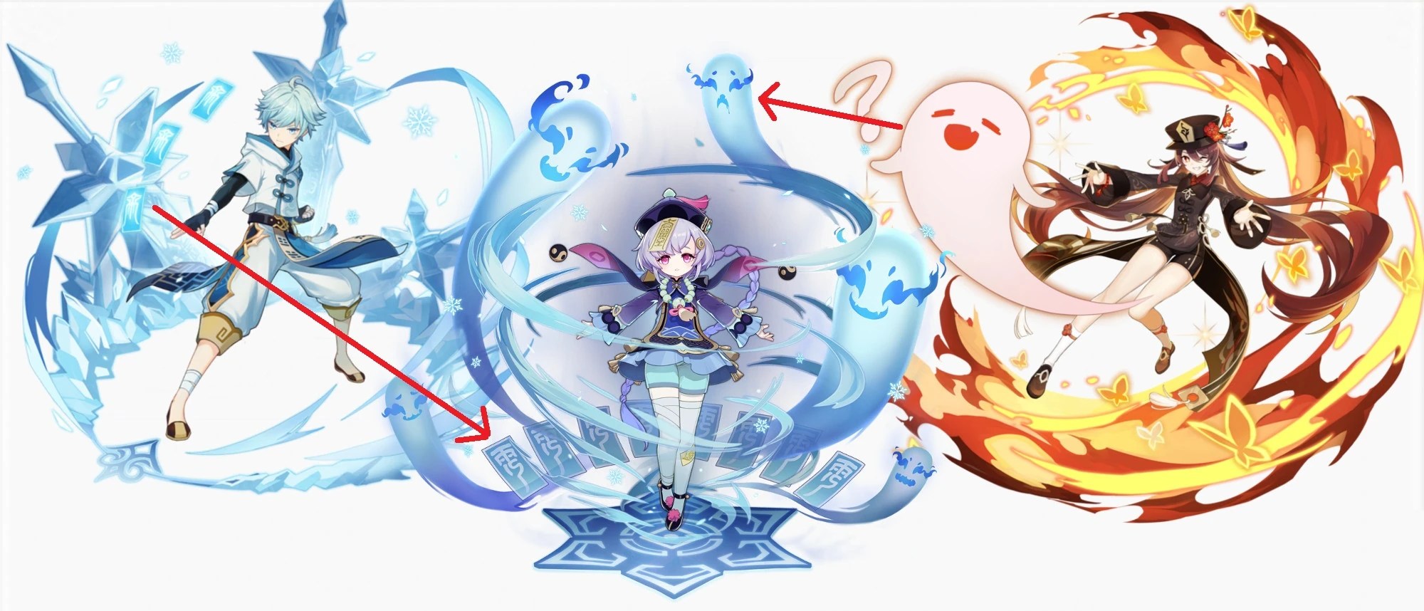 Chongyun x Hu Tao Fandom