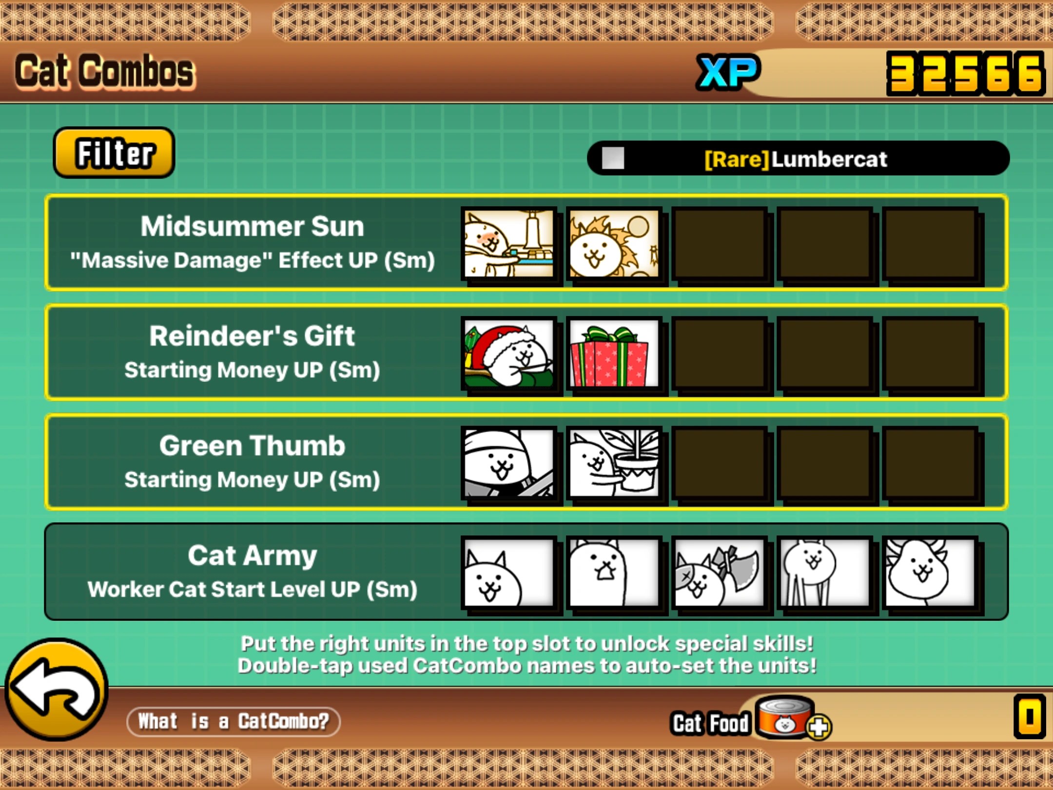 Battle Cats Cat Combos