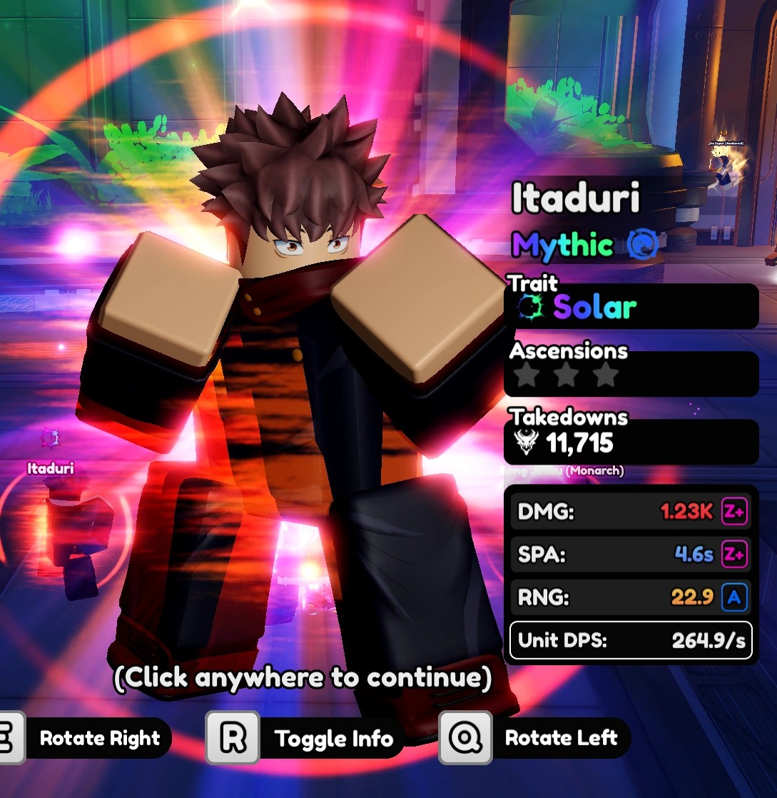 I think Itadori is quite good even without an evolution Fandom