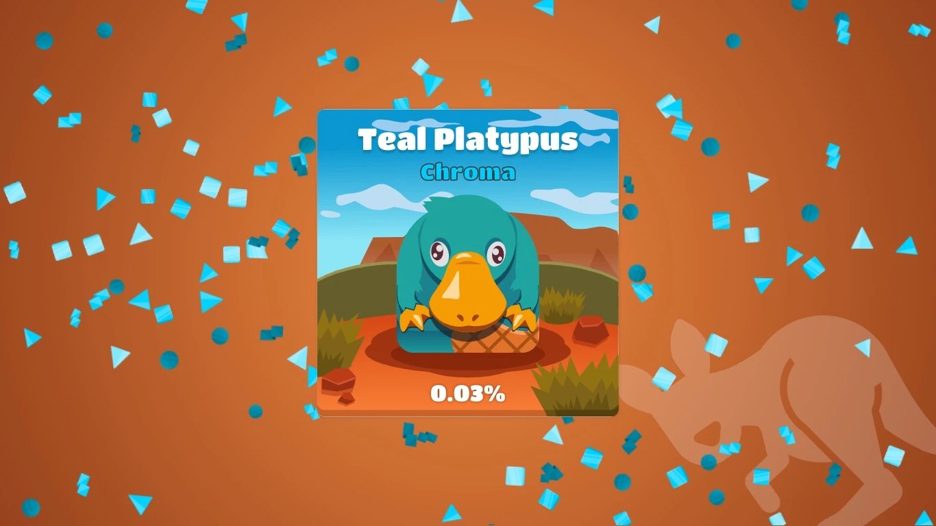 I got teal platypus in blooket Fandom
