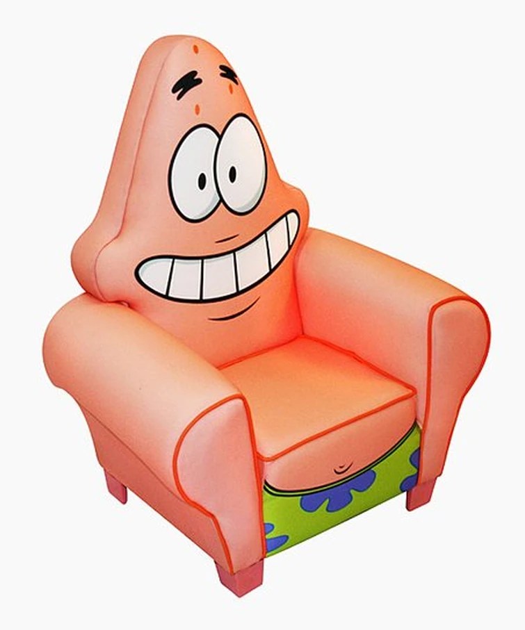 SpongeBob SquarePants High Back Upholstered Chair By Delta Children