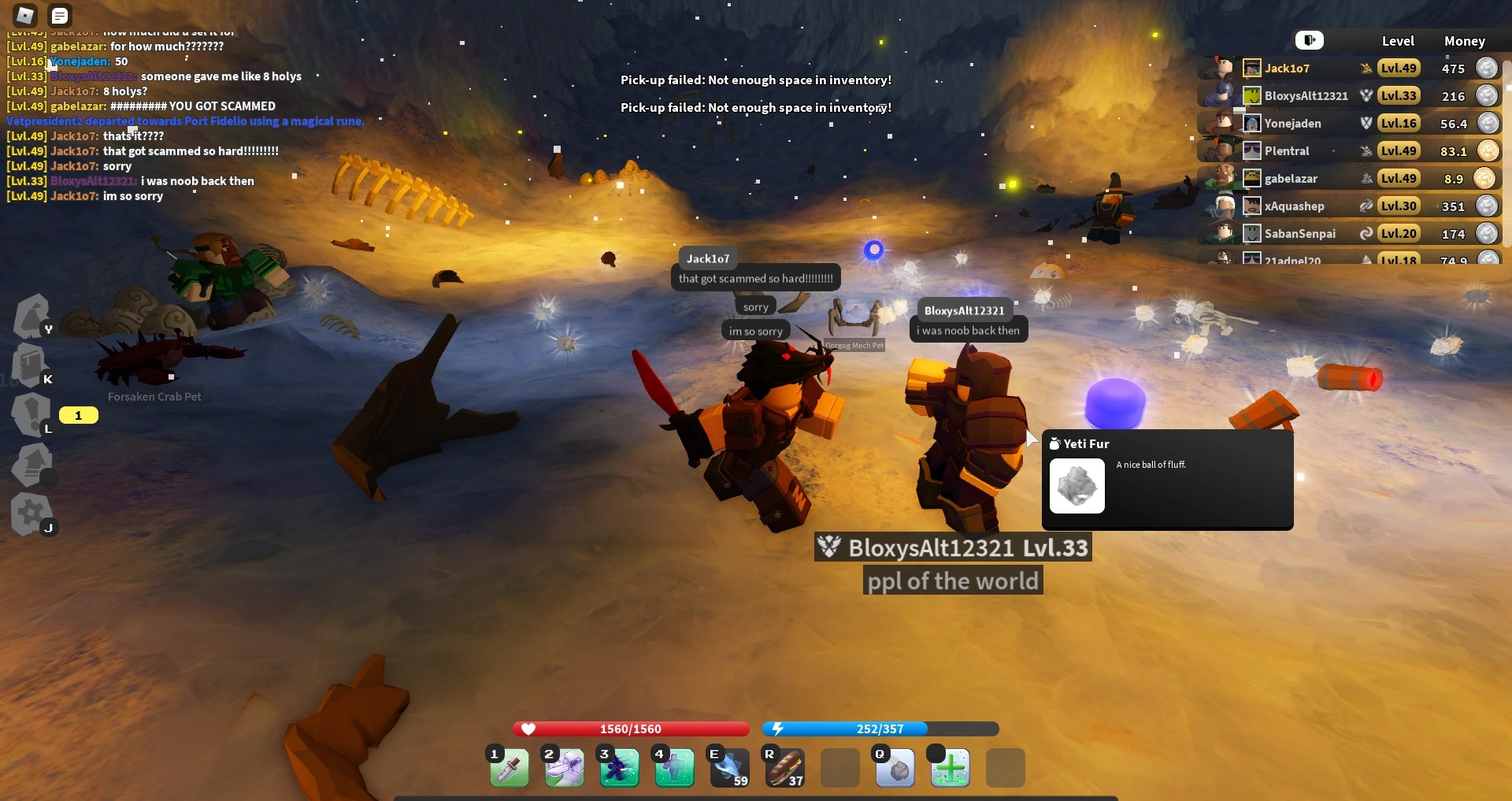 Some1 sold their baby yeti pet for 8 holys Fandom