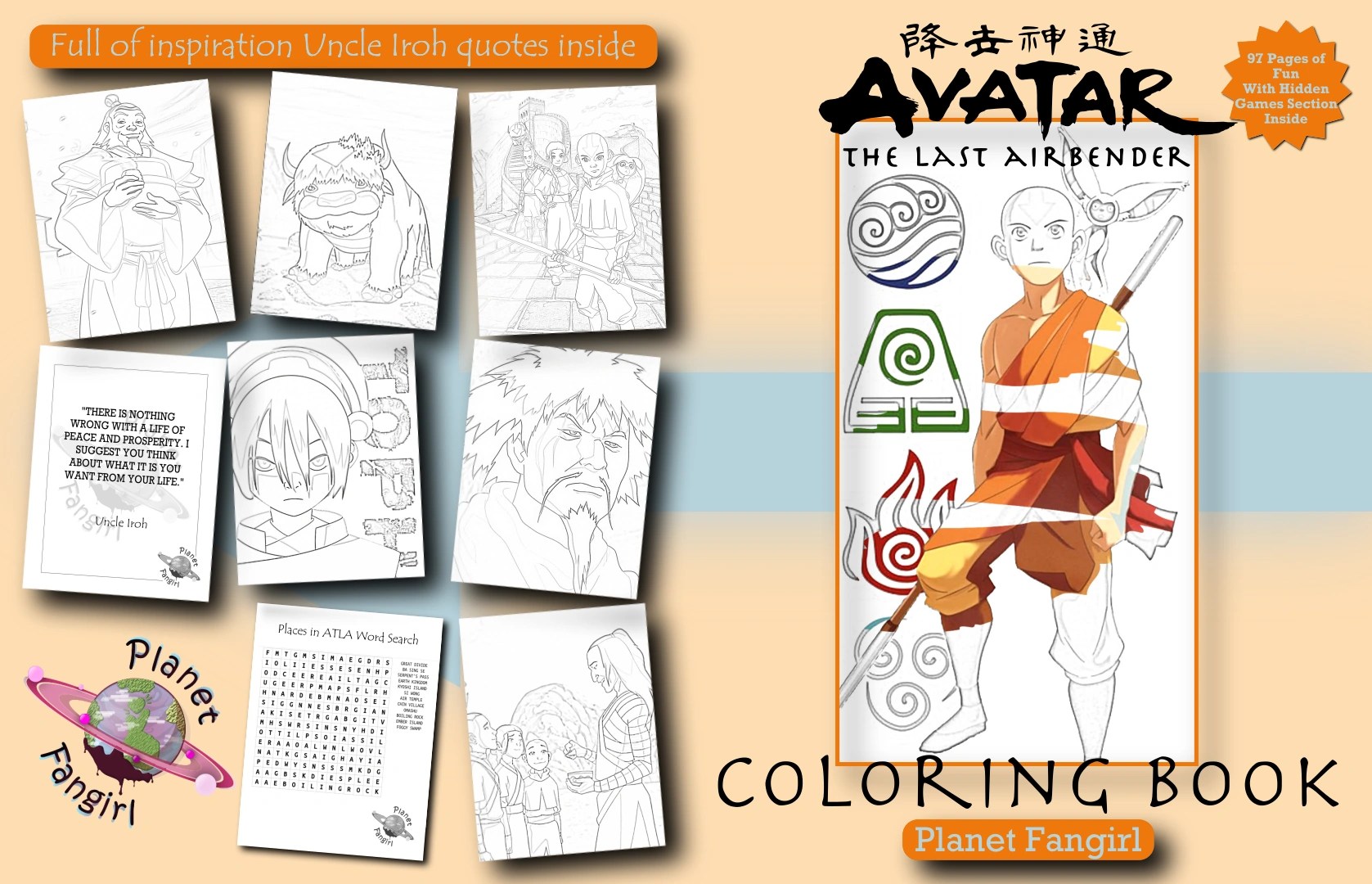 Avatar the Last Airbender Coloring Book Fandom