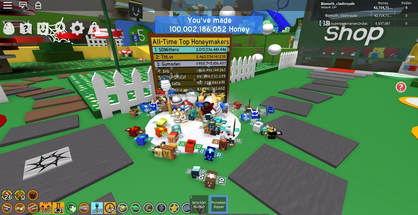 100 B honey! + gifted basic bee! Bee Swarm Simulator Wiki Community