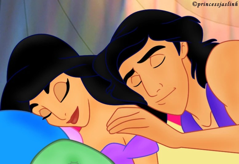 Aladdin and Jasmine's bedtime reprise of A whole new world. Fandom